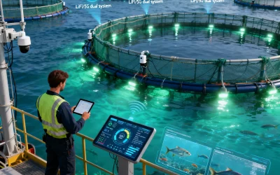 Tecnologías LiFi en acuicultura marina